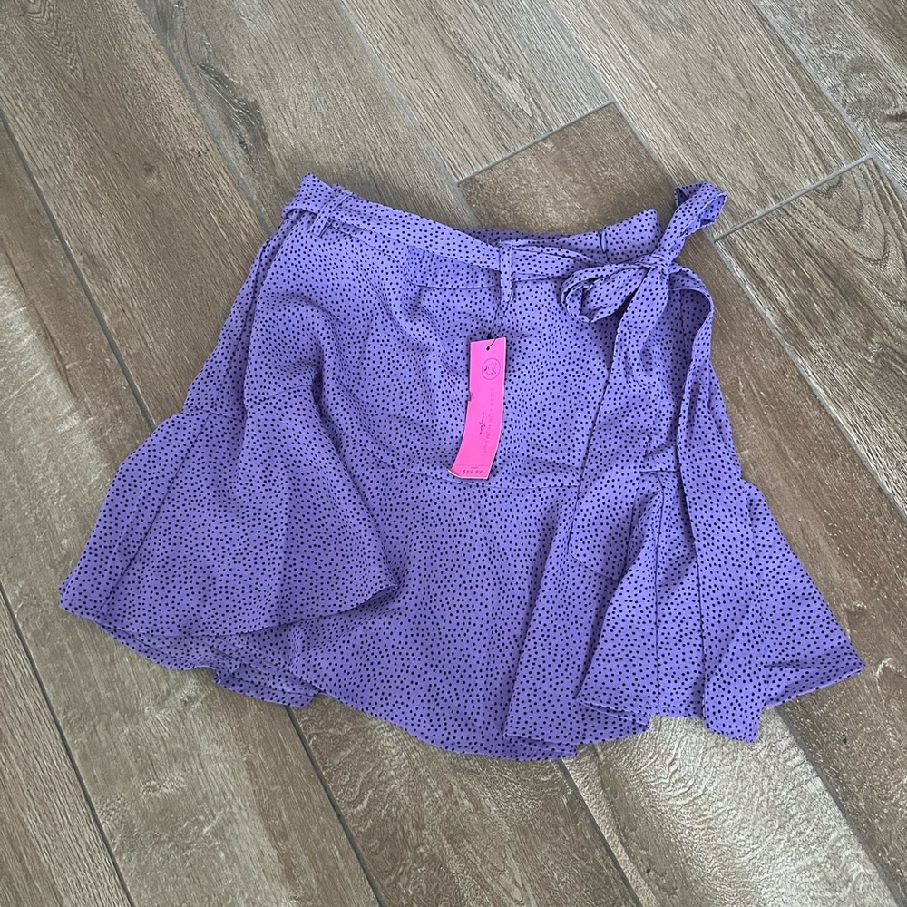 Medium purple skort